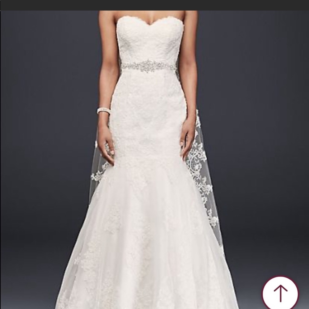 Sweetheart trumpet wedding dress